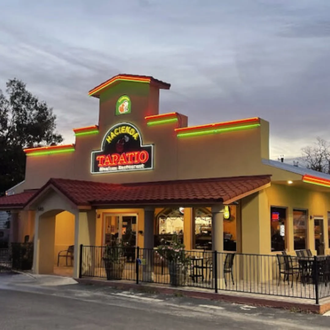 Hacienda Tapatio Mexican Restaurant storefront in New Braunfels