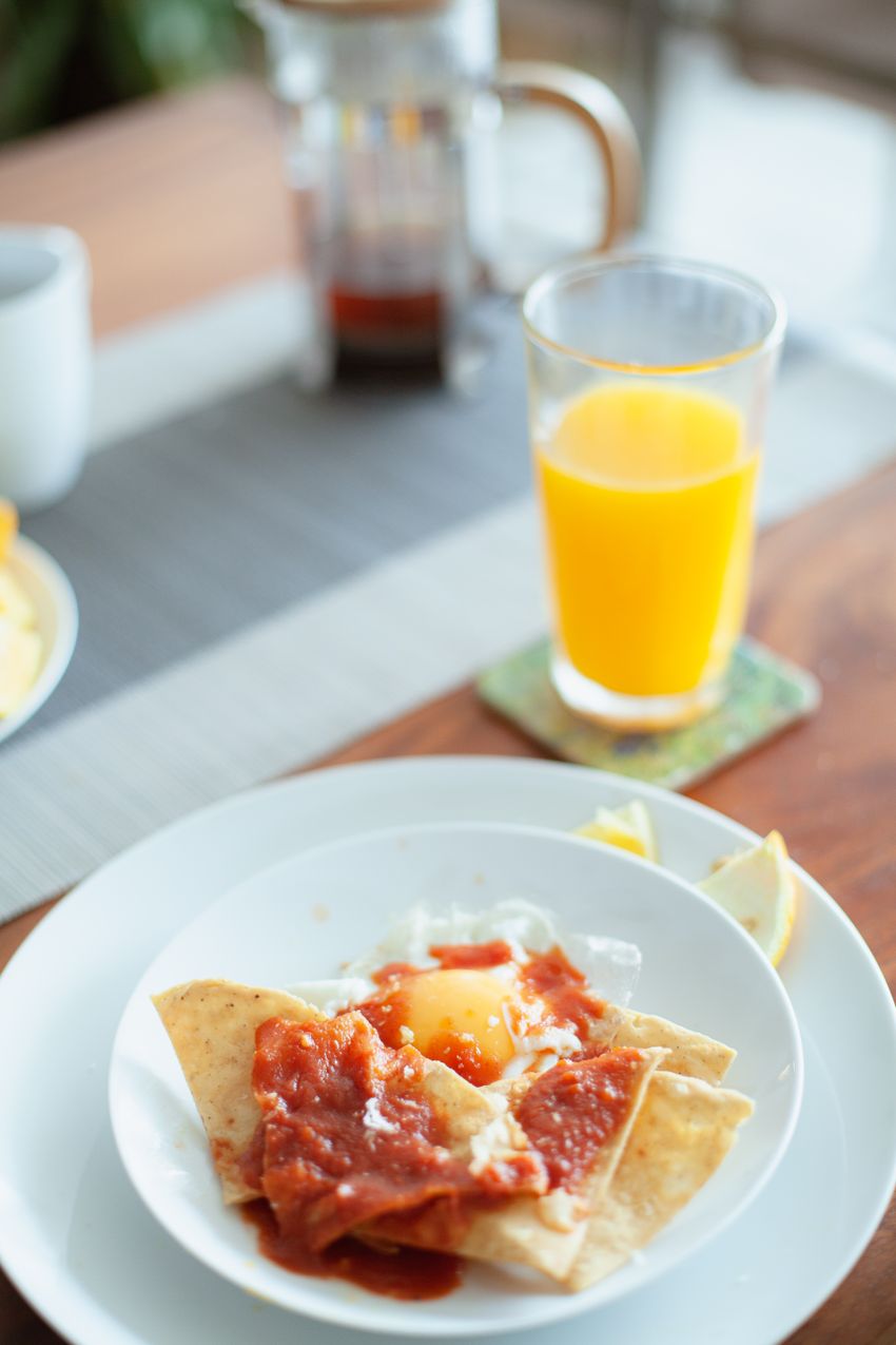 Hearty Mexican breakfast plate